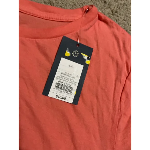 NWT Women's Universal Thread T-Shirt XXL Coral Short Sleeve - Picture 4 of 5